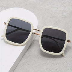 Square Sunglasses Anti Glare UV400 Sun Shades Metal Glasses for Driving