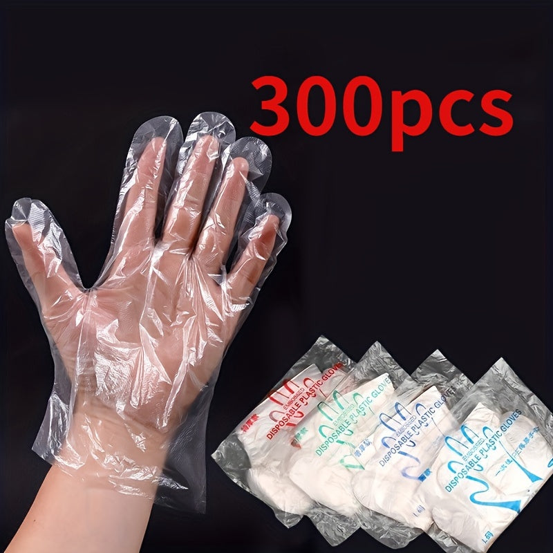 Plastic Disposable Gloves for Cooking & Cleaning 100-300pcs