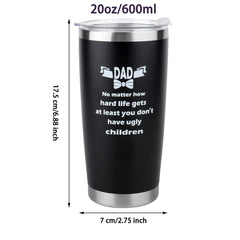 Dad Birthday & Christmas Gift 20oz Stainless Steel Coffee Cup
