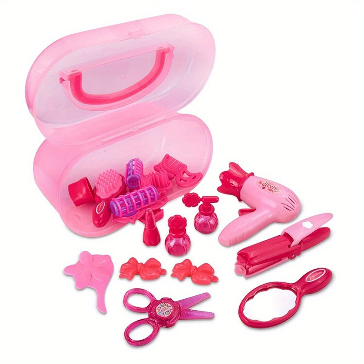 Kids Make Up Kit & Hair Styling Set