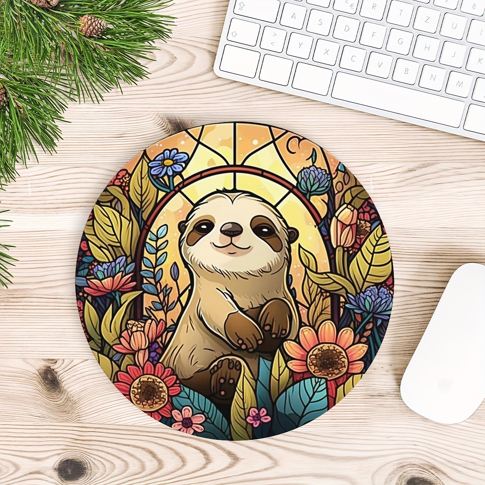 Sloth E sport Mouse Pad Non slip Rubber Base And Comfortable Mouse Pad