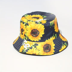 Chrysanthemum Bucket Hat Double Sided Sun Hat For Men Women