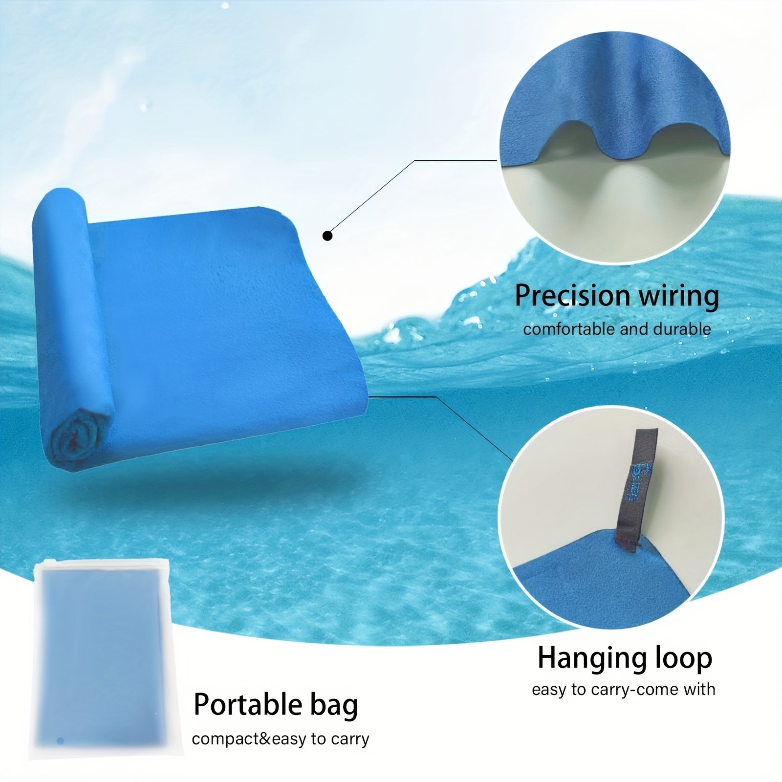 Microfiber Quick Drying Towel 12x24 Inch Soft & Absorbent