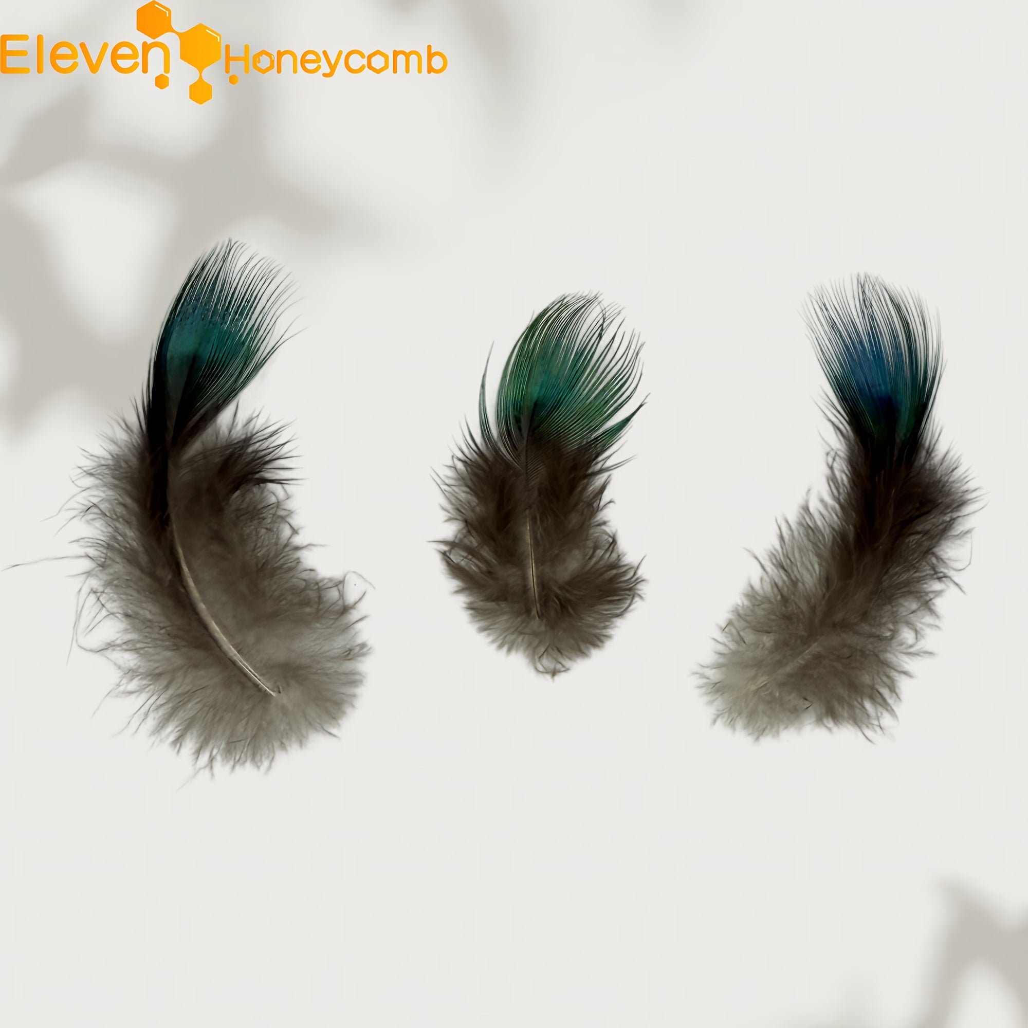 10pcs Bohemian Style Artificial Peacock Feathers for Wedding Decor DIY Projects