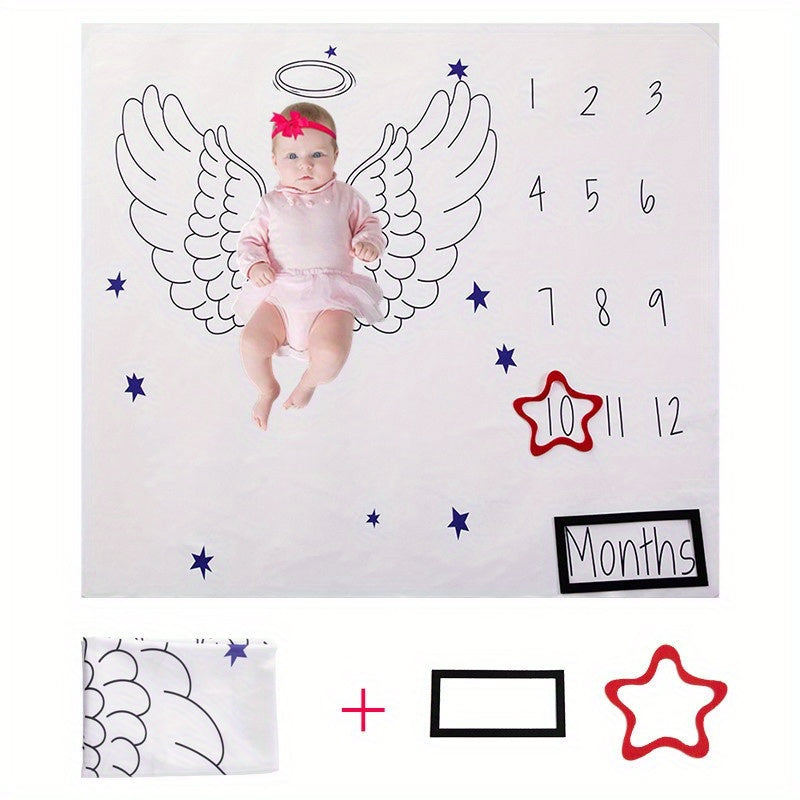 Soft Photography Blanket for Monthly Hundred Days Baby Photo Background