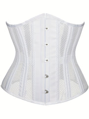26 Steel Boned Plus Size Lace Up Corset Waist Training Shapewear