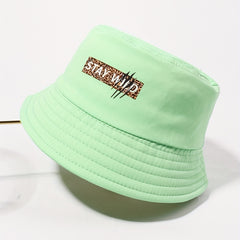 Leopard Bucket Hat Green Printed Fisherman Cap