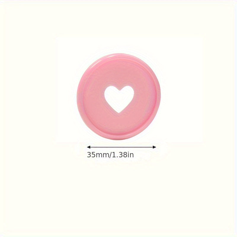 Set of 9 Heart Shaped Notebook Accessories