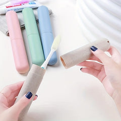 Wheat Straw Toothbrush Holder for Travel