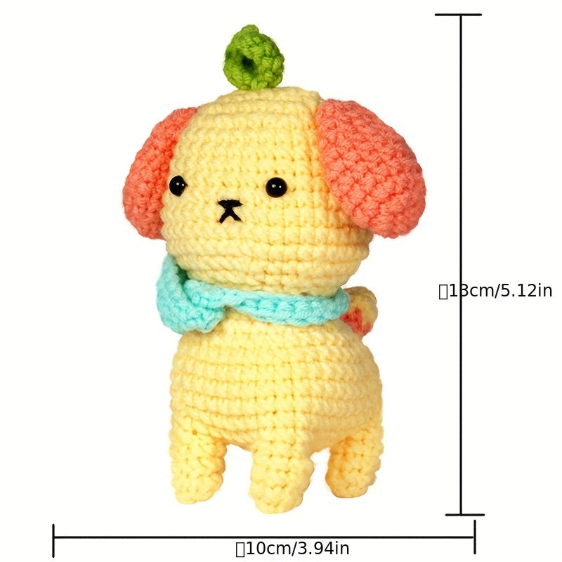 DIY Crochet Puppy Kit with English Instruction Book
