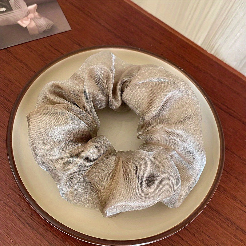 Yarn Large Scrunchie Hair Rope High Elasticity Hair Tie Headdress