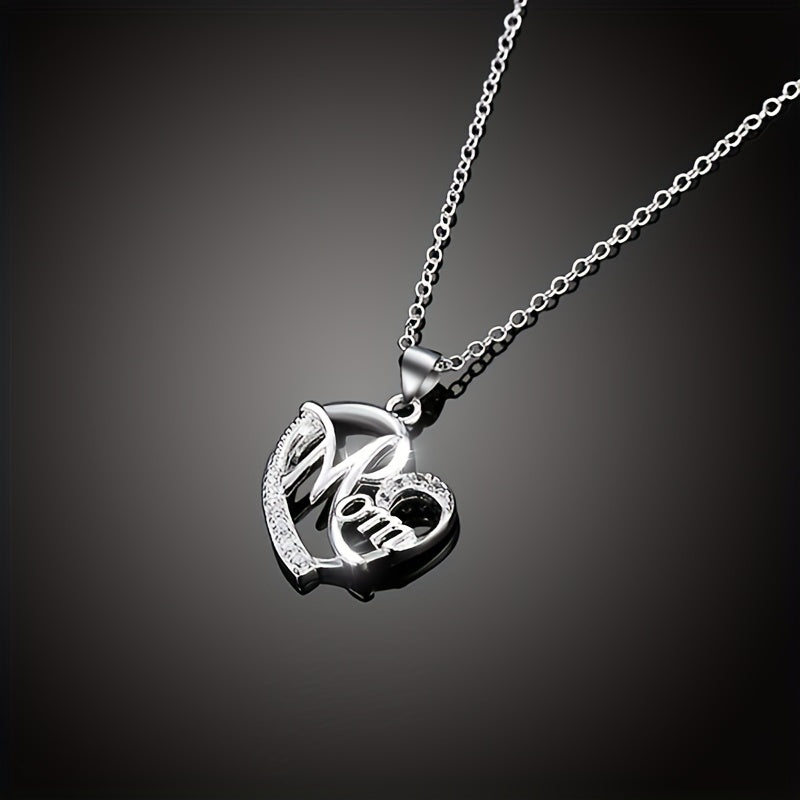 Men's Heart Shape Faux Diamond Chain