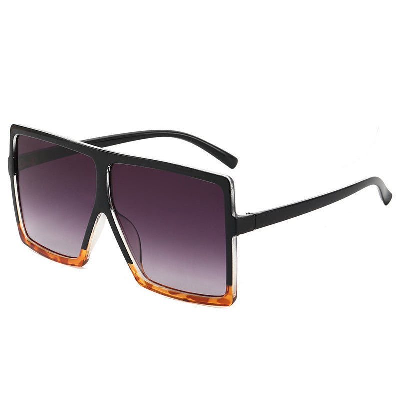 Flat Frame Oversized Sunglasses for Women