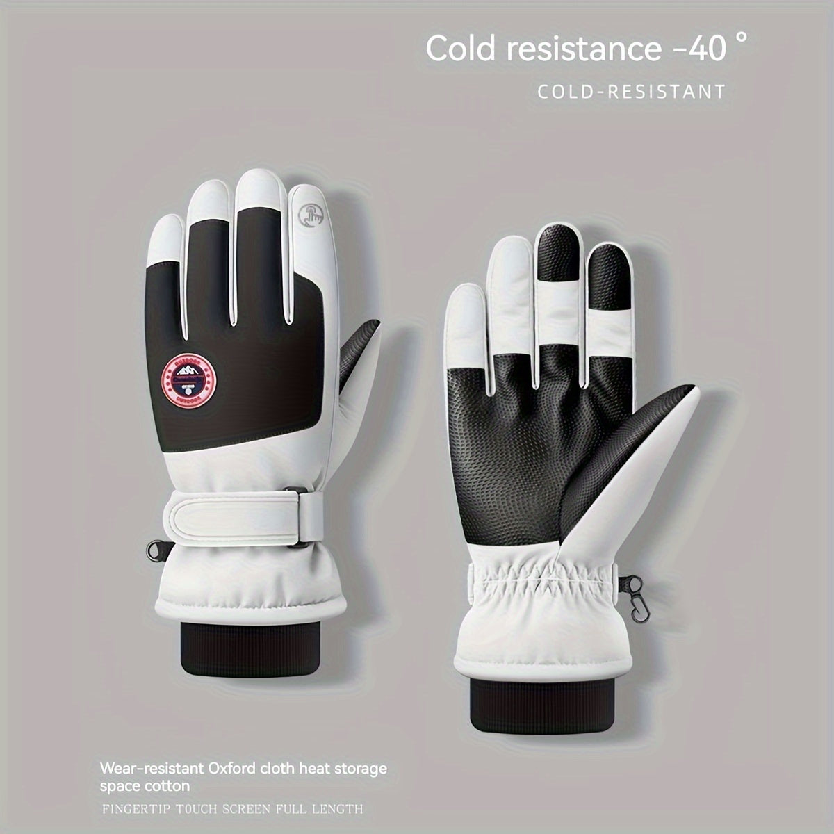 Winter Skiing Gloves for Men Women Warm Waterproof Touch Screen