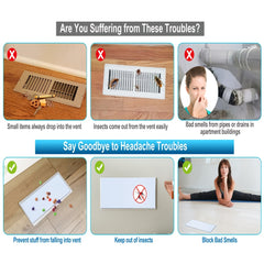 5pcs Strong Magnetic Vent Covers 16x25 For Complete Seal