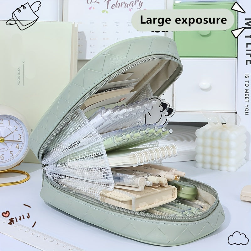 Large Capacity Pencil Case Multifunctional Stationery Storage Bag