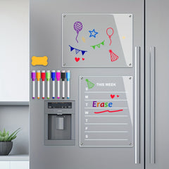 Weekly Planner Magnetic Acrylic Board 39 X 29 Clear