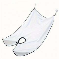 Men's Beard Scraping Shaving Bib with Extra Wide Tie