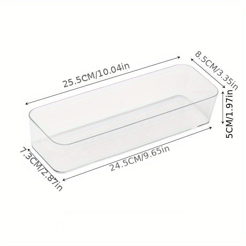 Clear Plastic Storage Box Drawer Organizer for Cosmetics and Stationery
