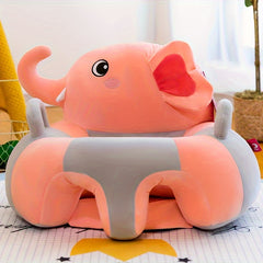 Baby Learning To Sit Sofa Anti-fall Backrest Plush Chair