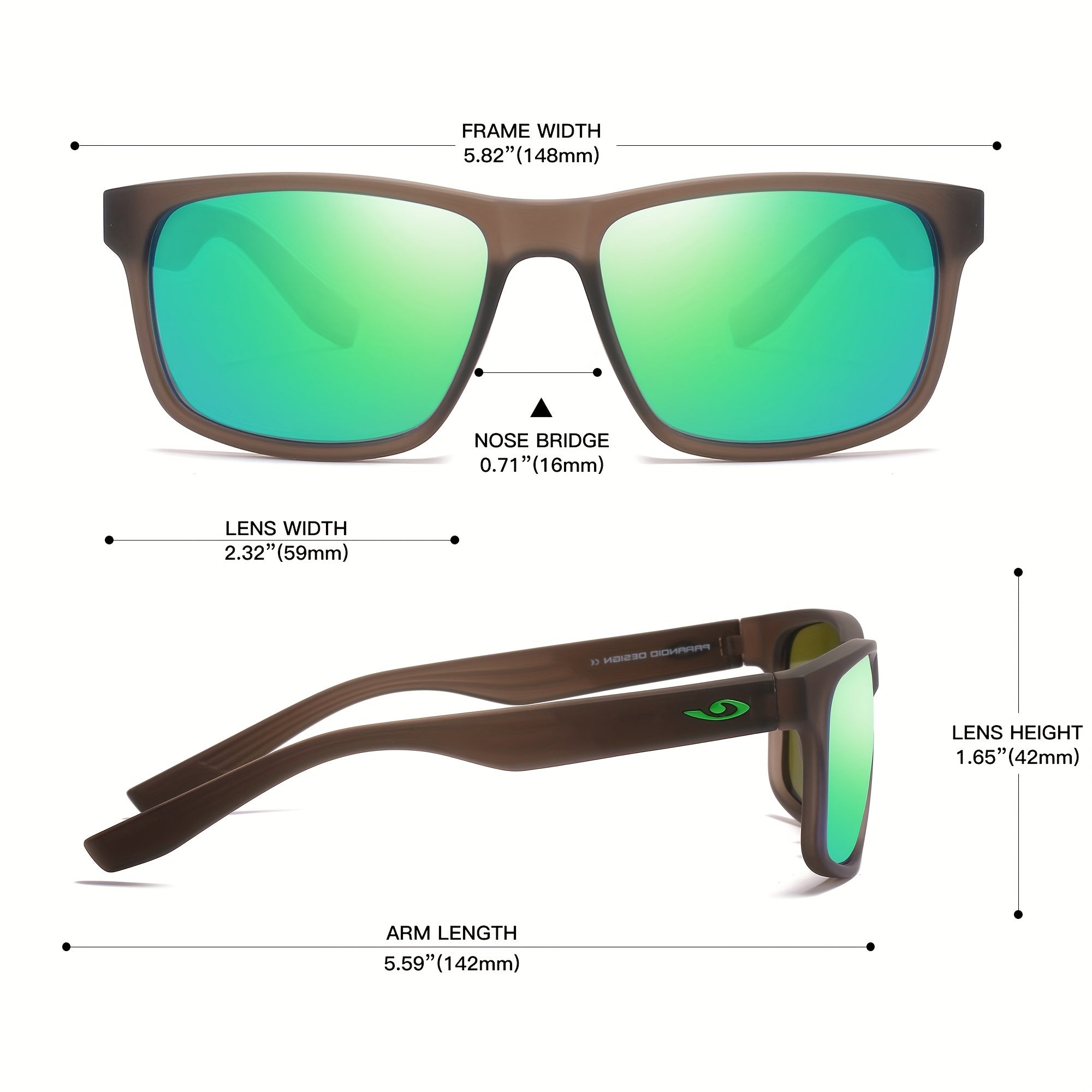 Men's Polarized Cycling Sunglasses UV Protection