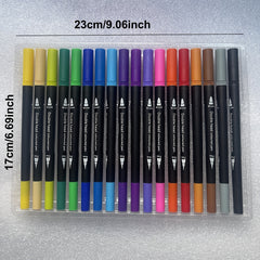 18 Watercolor Paint Brush Set for Painting Graffiti and Sketching