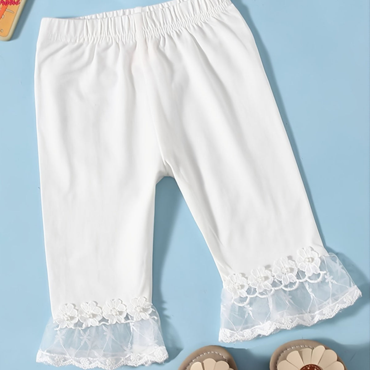 Girls Lace Leggings for Winter