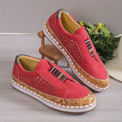 Women's Hollow Out Flat Slip On Outdoor Shoes