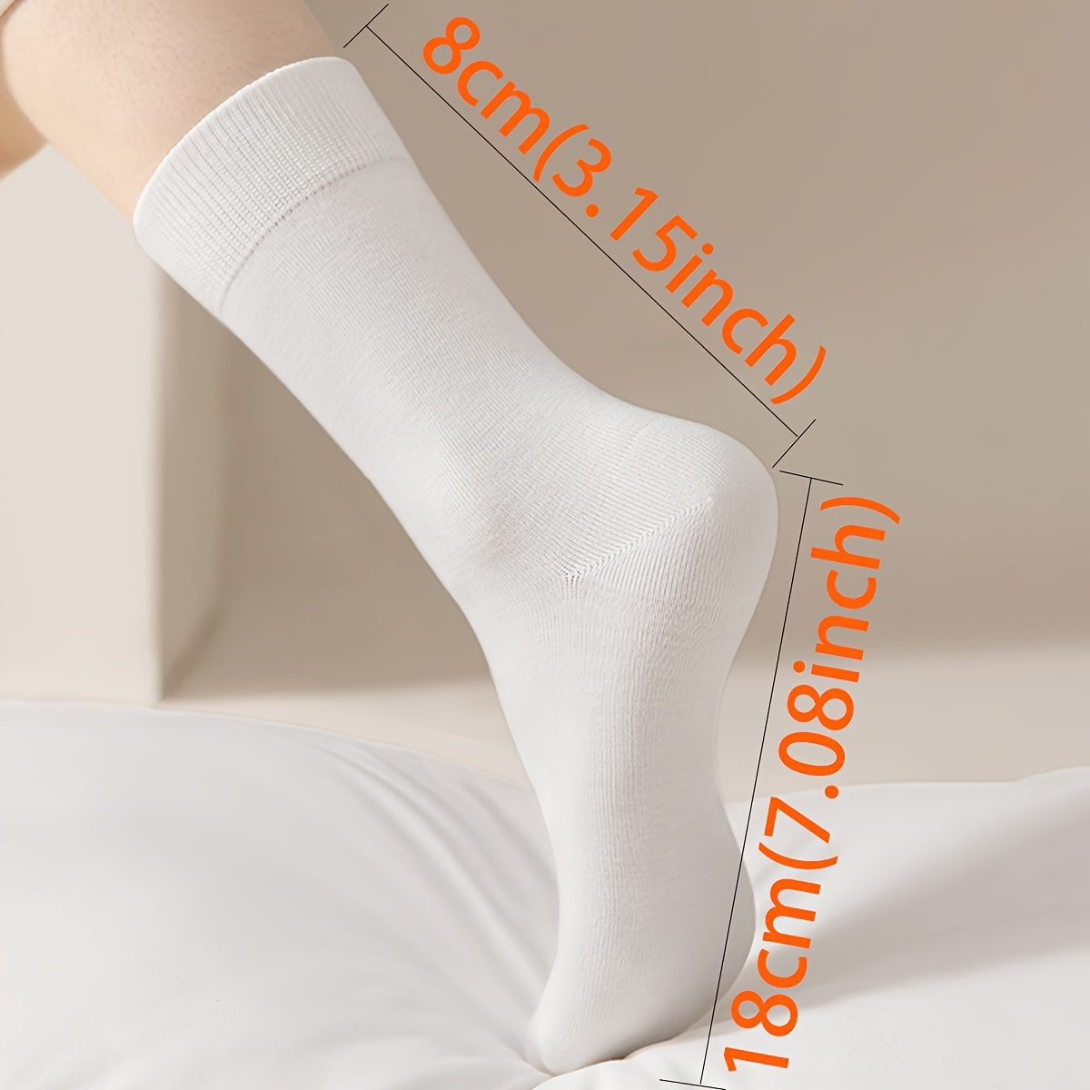 Comfortable Mid-Calf Sports Socks for Men and Women