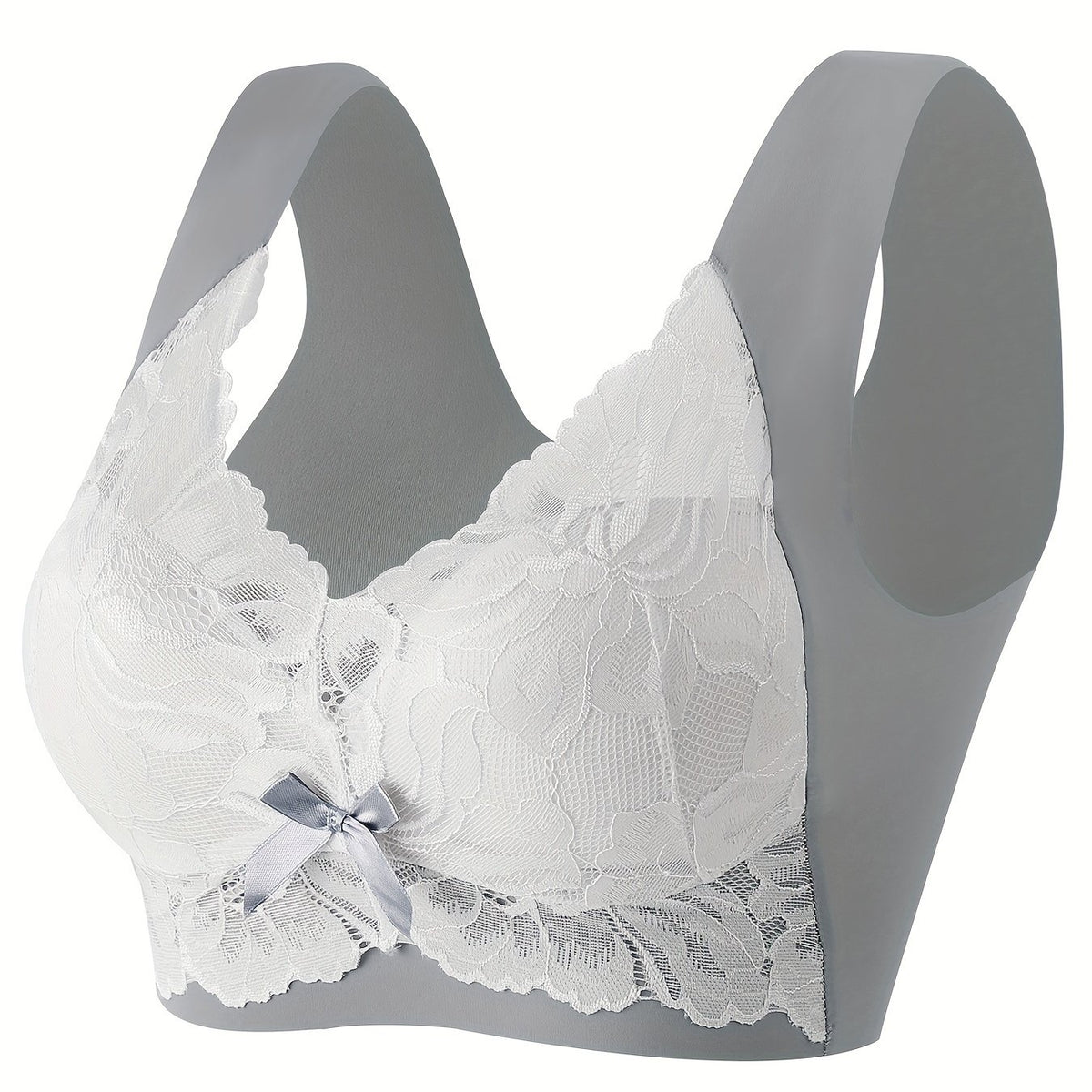 Floral Lace Wireless Bra Stretchy Intimates Lingerie