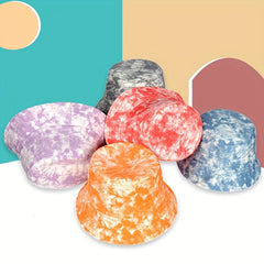 Tie Dye Bucket Hat Sunshade Beach Vacation