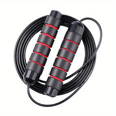 Speed Jump Rope with Memory Foam Handle for Cardio Training