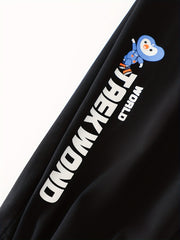 Boys Casual Letter Print Thin Comfortable Quick Drying Pants
