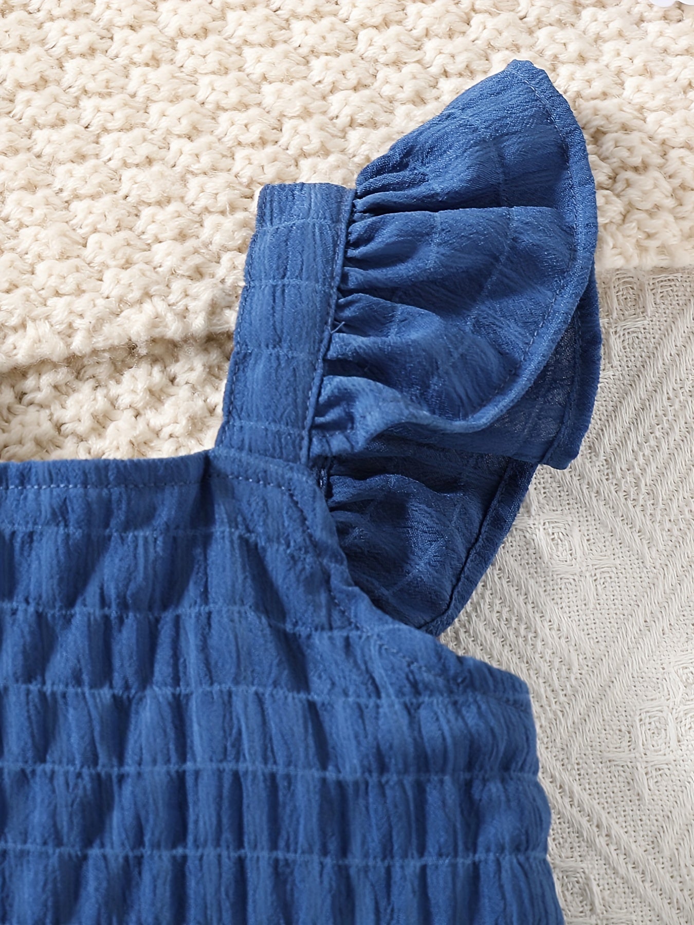Baby Girl's Flutter Sleeve Layered Cami Dress