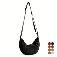 Nylon Crossbody Bag Lightweight Sling Bag Zipper Purse Adjustable Strap