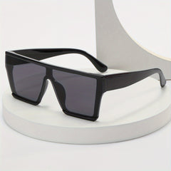 Oversized Square Frame Sunglasses UV400