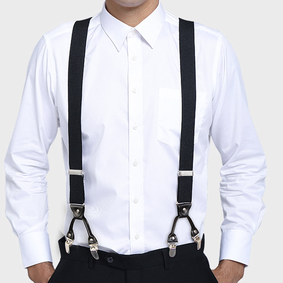 Men's Y Type Elastic Suspenders Adjustable Trousers Suspenders
