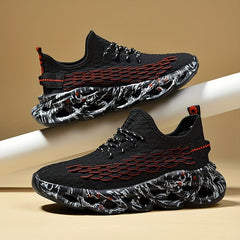Men's Knitted Lightweight Running Shoes Spring Summer