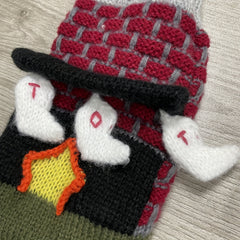 Cartoon Knit Socks Comfy & Warm Christmas Floor Socks Women's Stockings