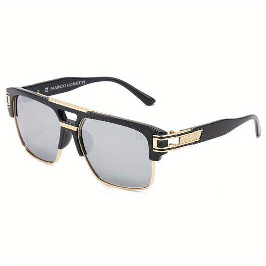 Gradient Lens Aviator Sunglasses UV400 Retro Eyewear