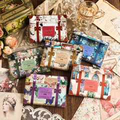 60pcs Retro Fantasy Collage Materials European Characters Flower Window Elves