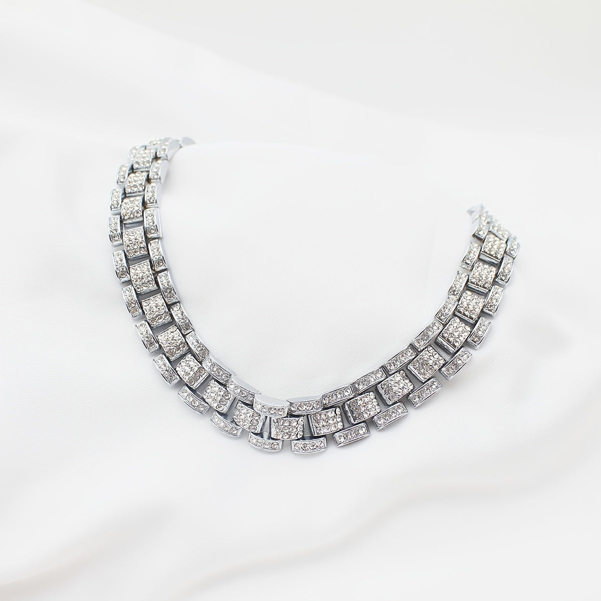 Hip Hop Cuban Link Chain Bracelet Men Necklace Jewelry