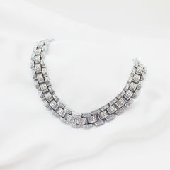 Hip Hop Cuban Link Chain Bracelet Men Necklace Jewelry