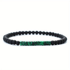 Men's Frosted Stone Beads Bracelet Gift For Men