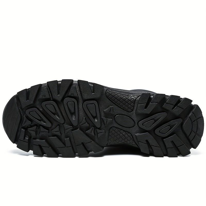 Men's Combat High Boots Non Slip Lace Up Hiking Shoes