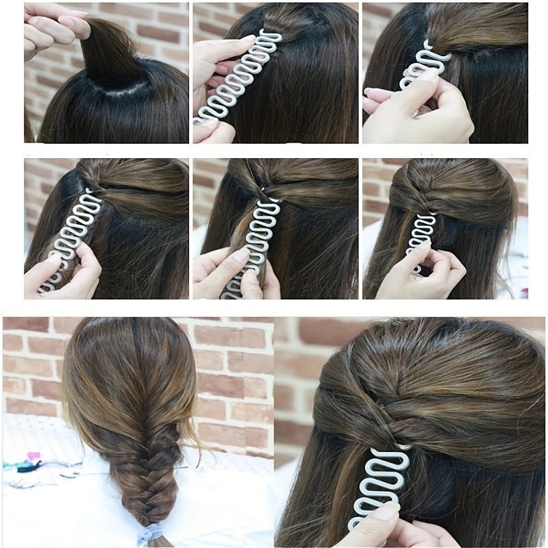 French Magic Hair Braider Tool Salon Results
