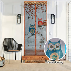 Magnetic Screen Door 91x210cm Owl Design