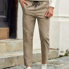 Men's Drawstring Waist Casual Pants All Seasons