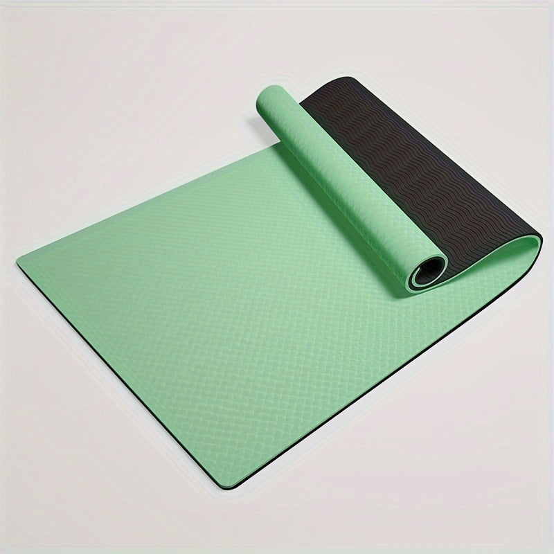 Thick TPE Yoga Mat Non Slip Fitness Household Pilates Gear