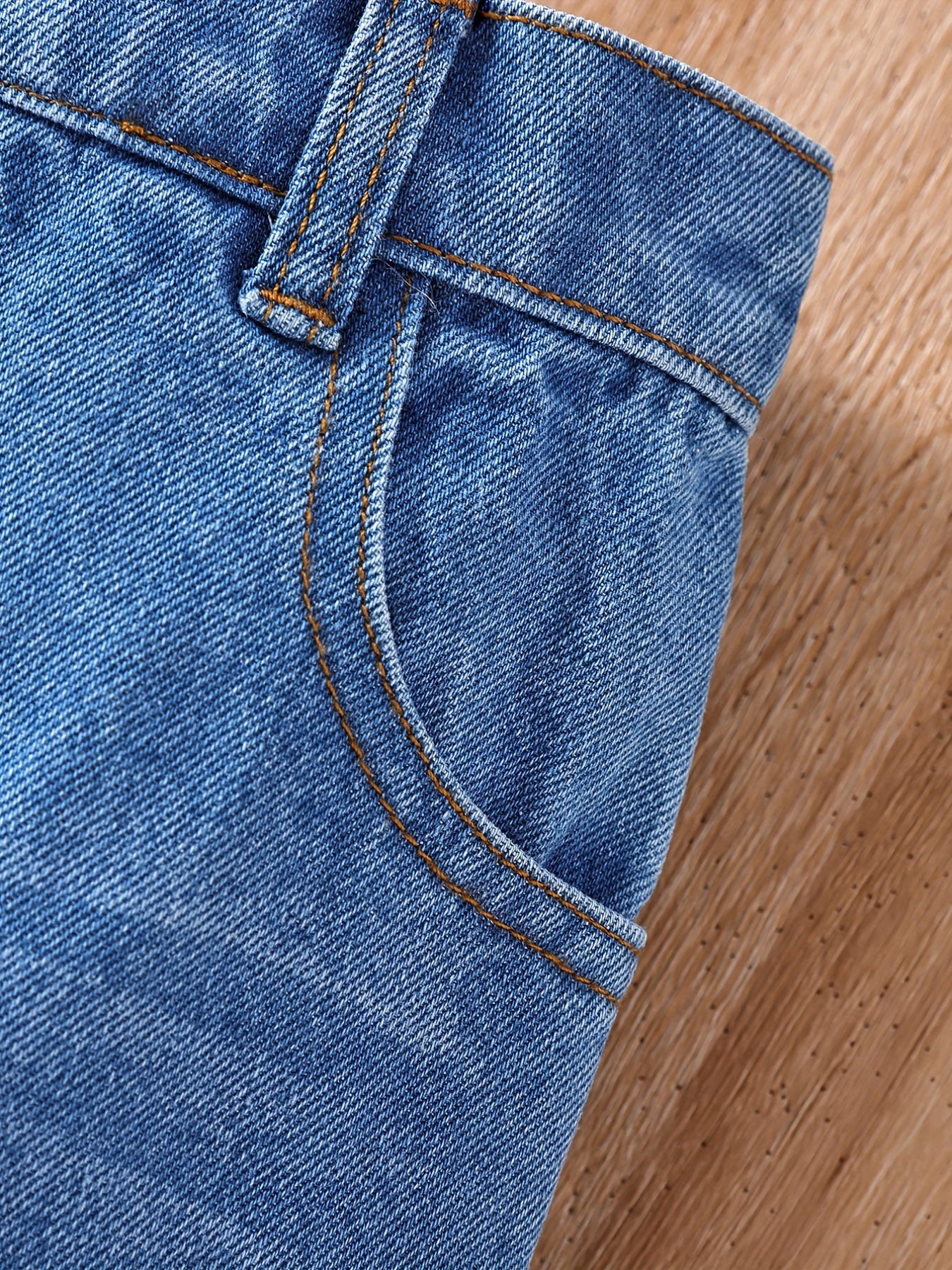 Toddler Girls Denim Shorts with Pockets